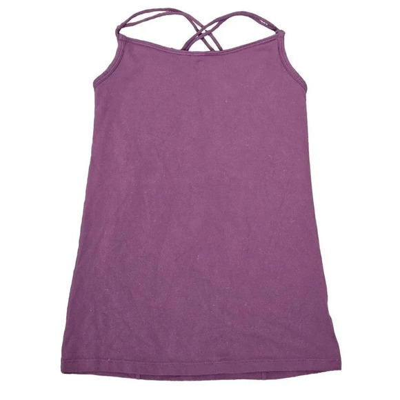 Athleta Lust Tank Mauve‎ Pink Criss Cross Back Size XS - Picture 1 of 7